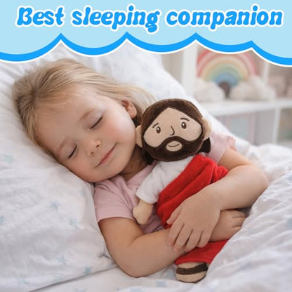 Yelakey Jesus Plush Doll, 11.8" Stuffed Plushie Religious Toy for Kids - color: 7inch/Red