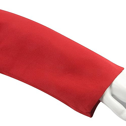 MYAYD Women's Cassock Robe Church Robe Choir Minister Clergy Pulpit Liturgical Black White - color: Red, size: Large