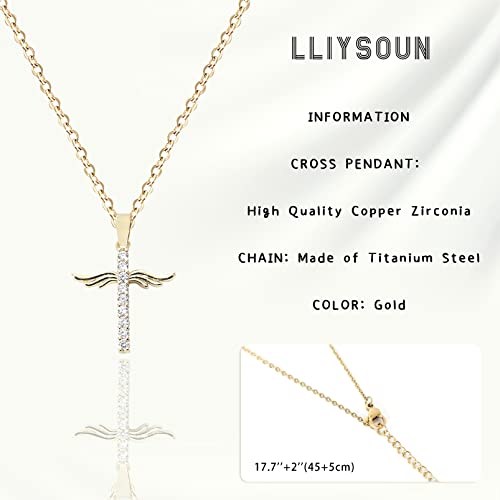 Cross Pendant Necklace for Women Jewelry Gold Cross Necklaces for Women Cross Necklace Minimalist Trendy Jewelry Valentines Day - style: CN11