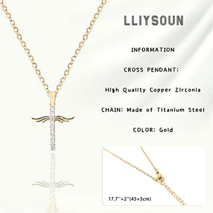Cross Pendant Necklace for Women Jewelry Gold Cross Necklaces for Women Cross Necklace Minimalist Trendy Jewelry Valentines Day - style: CN11