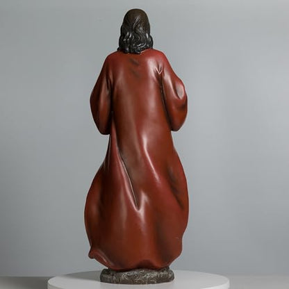 BC Catholic Sacred Heart of Jesus Statue, 24.5" H Large Jesus Christ Statue - size: 24.5 inches H