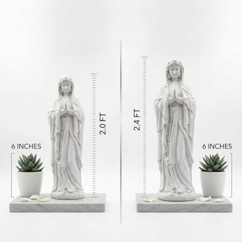 Virgin Mary Praying Statue 23.5 Inch, Religious Outdoor Statue - color: Praying Virgin Mary（23.5 Inch）