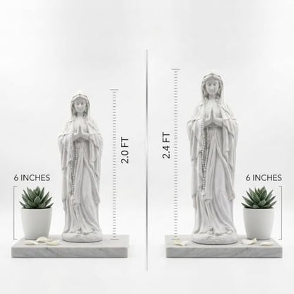 Virgin Mary Praying Statue 23.5 Inch, Religious Outdoor Statue - color: Praying Virgin Mary（23.5 Inch）
