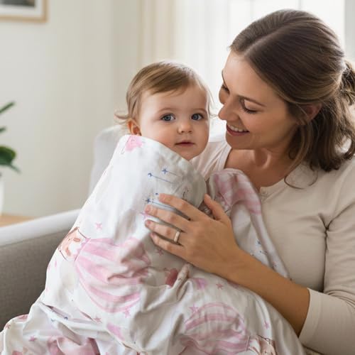 Fleece Baby Blankets for Girls & Boys, Infant Toddler Blanket - color: Pink Balloon Rabbit