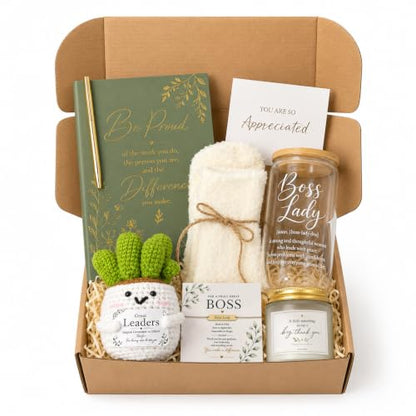 LUICONMO Thank You Gifts for Boss Lady, Bosses Day Gifts for Women - style: Boss