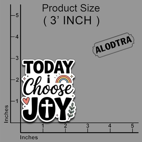 (3PCS) Today I Choose Joy Vinyl Sticker Pack Durable Waterproof Stickers for Laptop Water Bottle Car Bumper Phone Case - color: Today I Choose Joy
