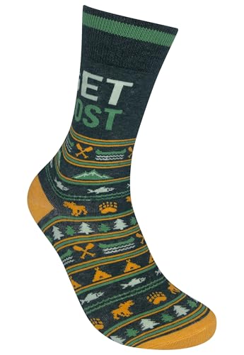 FUNATIC Crazy Socks with Funny Sayings - Novelty Gift for Men, Women, Adult - color: Get Lost
