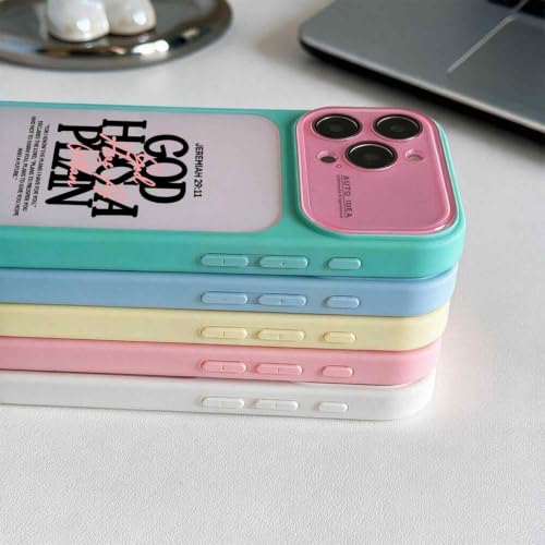 Y2K God Has A Plan Jeremiah 29:11 Phone Case for iPhone 17 Pro, Green - color: Greenrosepurple, size: iPhone 17 Pro