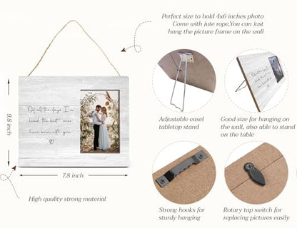 Orchroma Couple Picture Frame,Holiday Gifts for Women,Wedding Gifts for Couple,8x10 Engagement Picture Frame (been with you) - color: The best ones have been with you