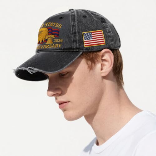 250th Anniversary 250 Years Freedoms Baseball Hat Running Embroidered Cap for - color: 250th Anniversary 8