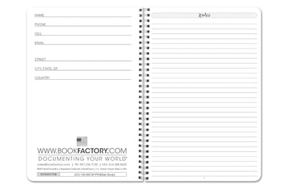 BookFactory Bible Study Journal, Wire-O, 100 Pages
