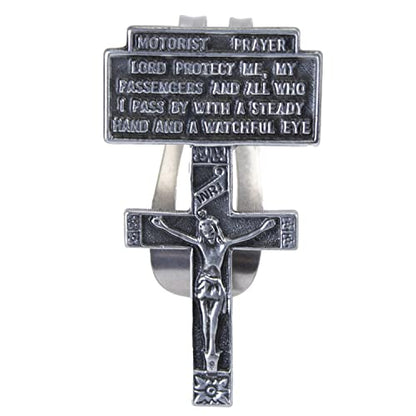 Cathedral Art (Abbey & CA Gift Auto Visor Clip, Motorist Prayer, Multi, Multi Color