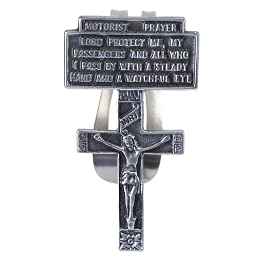 Cathedral Art (Abbey & CA Gift Auto Visor Clip, Motorist Prayer, Multi, Multi Color