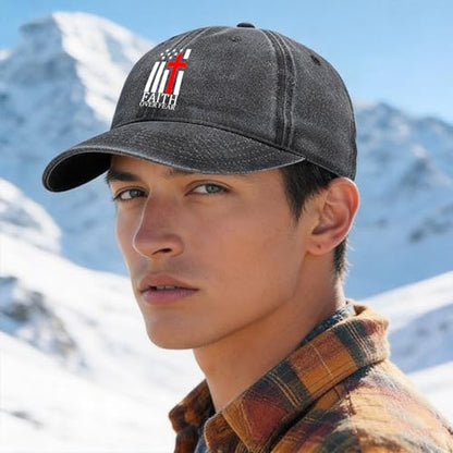 Christian Baseball Cap for Men & Women - Embroidered Jesus Cross Hat, Adjustable Christian Gifts - color: Christian-themed Hats-21
