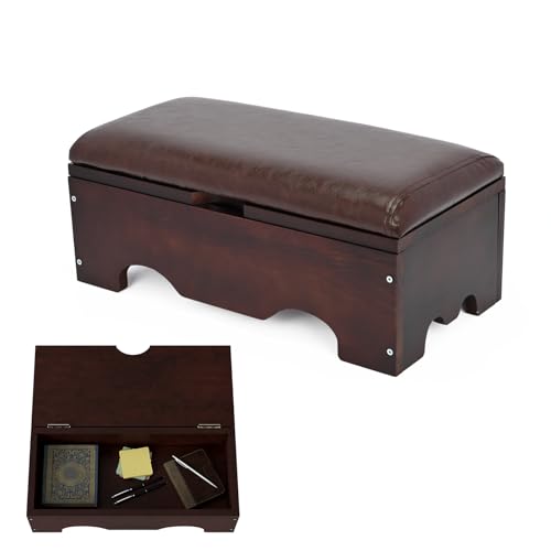 Kneelers for Praying, Wooden Prayer Kneeler Bench with Storage