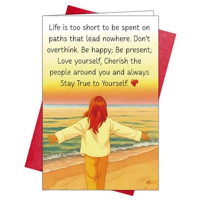 Encouragement Cards for Women with Envelopes, Get Well Cards for Friends - color: DXI#056