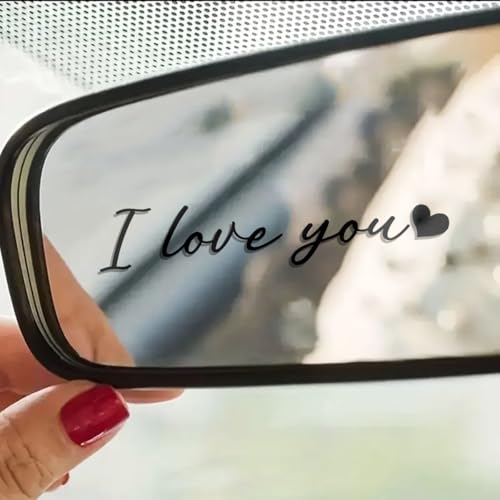 3 Pcs I Love You Sticker – Simple Heartfelt Message Vinyl Decal for Luggage, Laptop, Water Bottle, Gift for Couples, Friends, Loved Ones 4x1in - color: I Love You_b