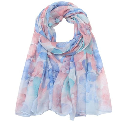 vimate Lightweight Scarf for Women Fashion Head Cover Hijab Cotton Voile Scarf Shawl Wrap for Spring Fall Winter Season - color: F4#.style 70