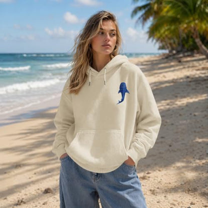 BeWithYou Christian Whale Shark Hoodies for Women Jesus Faith Sweatshirts God Religious Hoodie Bible Verse Graphic Pullover - color: Apricot, size: Small