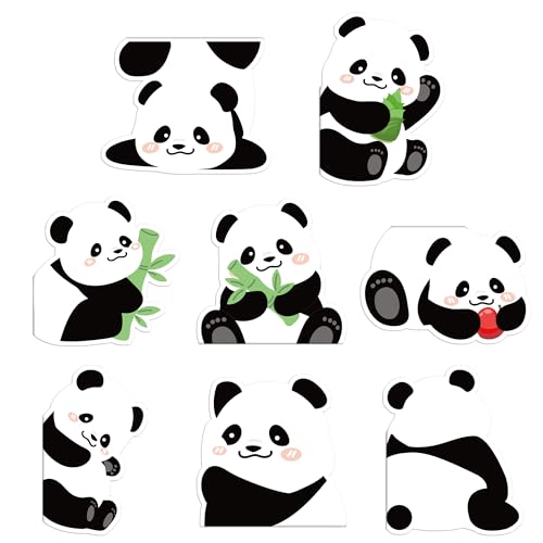 Panda Magnetic Bookmarks Gifts - 8 Pcs Cute Animals Funny Bookmark - style: Panda