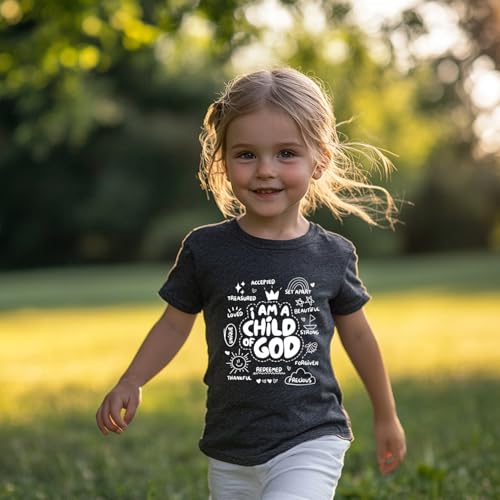 IAM A Child of God Christian Shirts for Kids Toddler Jesus Religious Tee Tops Bible Verse Clothes 2-7 Years - color: Child of God#2, size: 6 Years