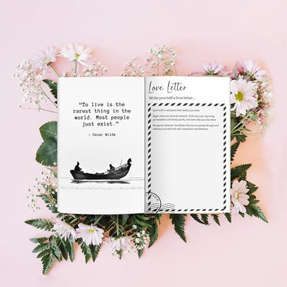 Perfectly Imperfect: A Guided Self-Love & Gratitude Journal for Women with Prompts to Calm Anxiety, Stop Overthinking, and Love Who You Are (Cute Self Care & Self Help Books)