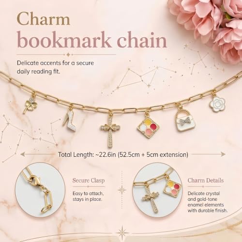 Bible Charm Chain Accessories - Christian Cross Gift - color: Fashion Apparel