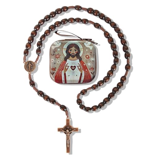 Catholic Rosary Beads, Rosarios Cross Pendant Decorative Prayer Box - color: Style-7