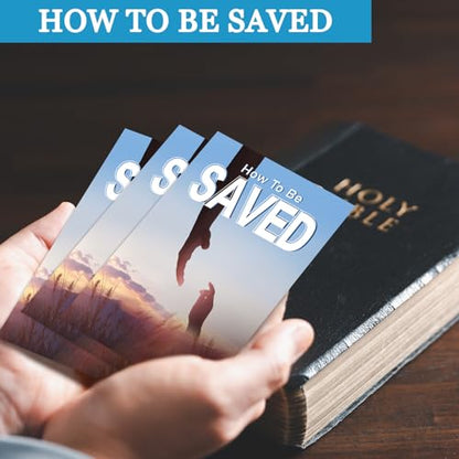 200 Pcs Gospel Tracts Salvation Cards KJV,How to Be Saved - style: How to Be Saved