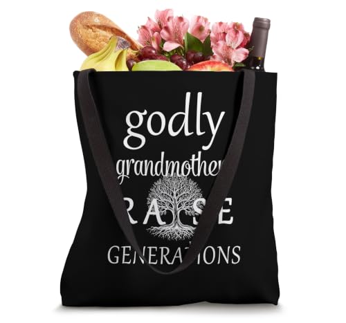 Christian Faith Bible Theme Grandmother Motivational Gift Tote Bag