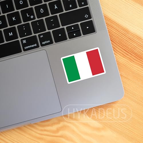(3Pcs) Italy Flag Sticker – Italian Flag Stickers Vinyl Decal, 3" x 2'' - color: Italy
