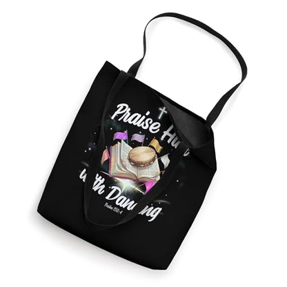 Praise Him with Dancing Christian Worship Dancer Girl Tote Bag