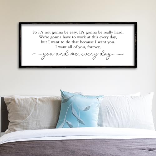 ZZJJHYWGQ Romantic Movie Quote Sign, Black, 32"×12" - color: Romantic Movie Quote Sign (Black), size: 32"L x 12"W