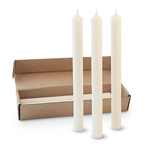Root Candles Altar Candles with Recessed Base Traditional Church Candles, 17.5-Inch, 51 Percent Beeswax, 6-Count - size: 17.5-Inch, style: Traditional