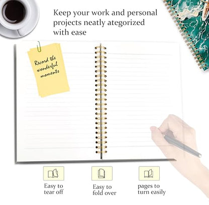 GDJIEGBC Coastal Beach Surf Notebook 5.5x8.3in - color: Color C