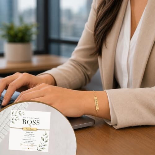 LUICONMO Thank You Gifts for Boss Lady, Bosses Day Gifts for Women - style: Boss