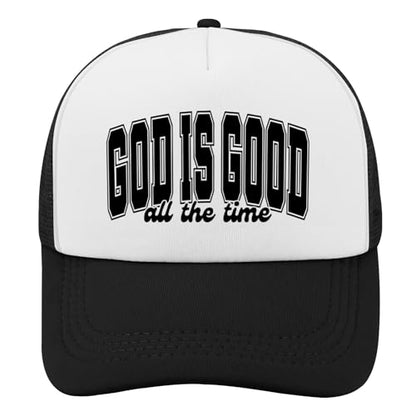 Black Trucker Hat with Funny Saying, Funny Hat for Men & Women - color: Allblack-15