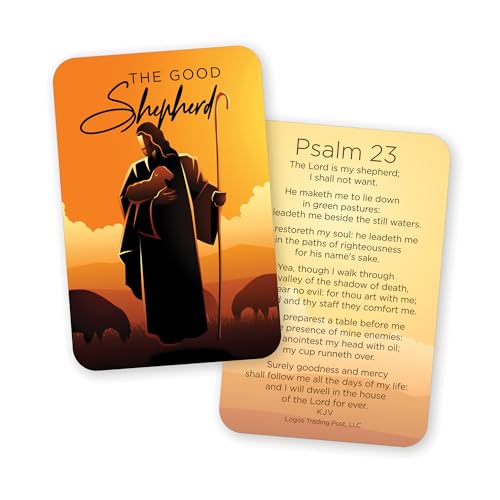 Logos Trading Post Psalm 23, Sunset Wallet Scripture Cards, Pack of 24 - color: Sunset