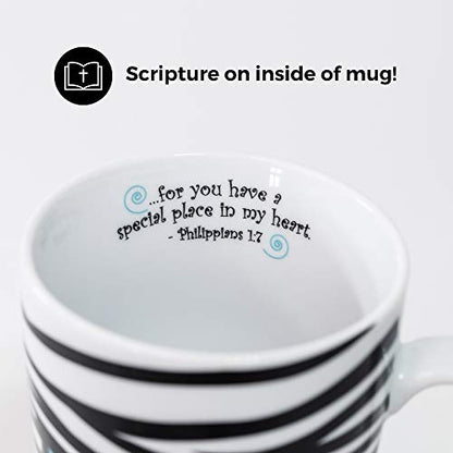 Divinity Boutique 20612 Boxed Mugs, Sisters Zebra, 12 ounce - color: Sisters Zebra