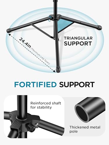 InnoGear Mic Stand Floor Tablet Phone Holder Tripod Microphone Boom Arm