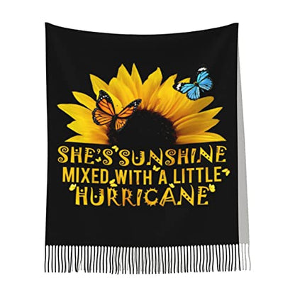 Prayer Shawls and Wraps for Women, Jesus Christian Gifts Bible Scarf Super Soft Fashion Shawl With Tassel - color: Black5