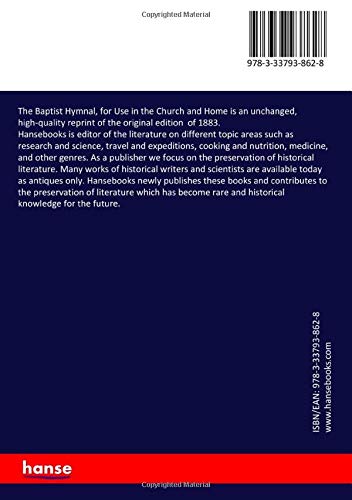 The Baptist Hymnal, for Use in the Church and Home