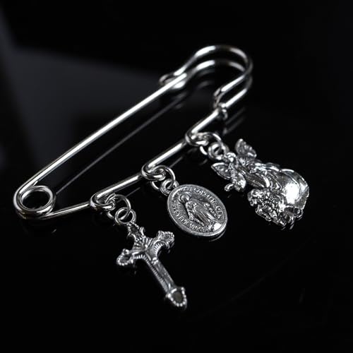 Needzo Miraculous You Are A Child of God, Pslam 139 Bible Verse Brooch, Baptism and First Communion Gifts, 2.12 Inches