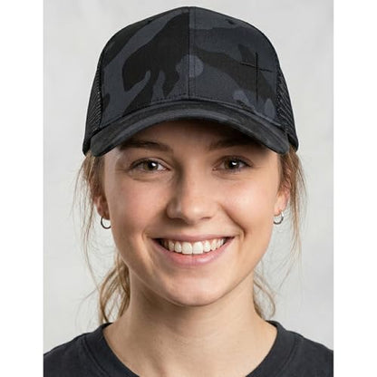 Christian Hats for Men Women,Jesus Cross Hat Christian Religious Gifts for Birthday/Christmas - color: 394.camo-12