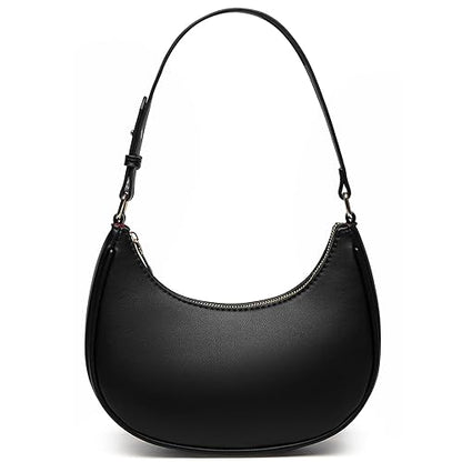 Barabum Small Shoulder Bag for Women Crescent Purse Y2K Trendy Clutch Handbags - color: 6-a
