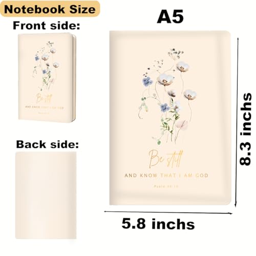 Christian Gifts for Women, Bible Verse Lined Journal Notebook for Women Men - color: Multi 0342