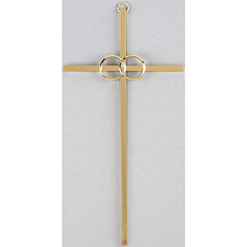 Dicksons Linked Wedding Bands Silvertone 8 Inch Cana Hanging Wall Cross