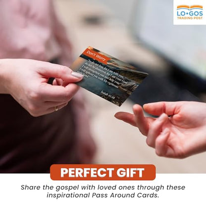 Logos Trading Post Isaiah 41:10 Pass It On Scripture Cards, Pack of 25 - color: Isaiah 41:10