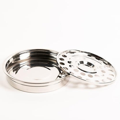 Broadman RemembranceWare Communion One Pass Tray & Disk, Silver