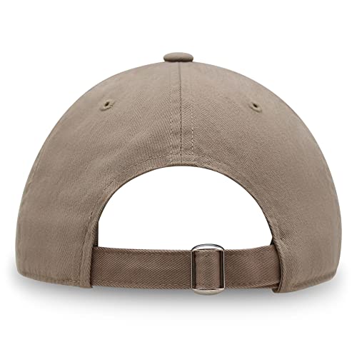 JPAK Heart and Cross Premium Dad Hat Embroidered Cotton Baseball Cap Christian Faith - color: Khaki